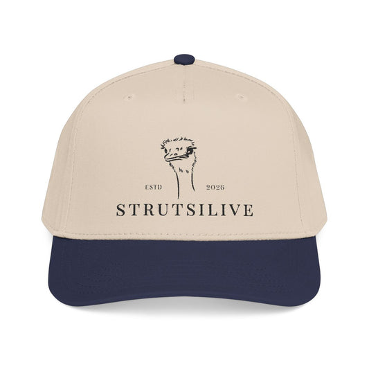 Lippis brodeerauksella — Strutsilive