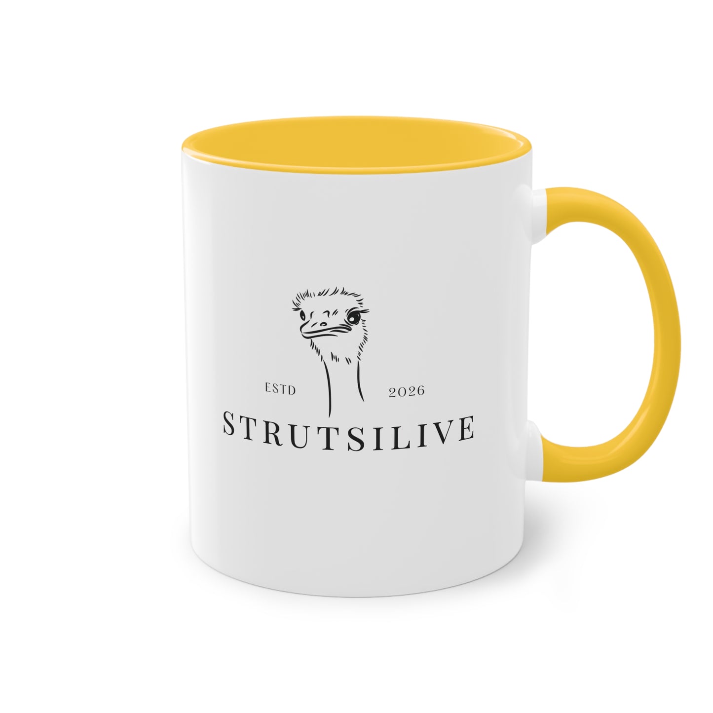 Kahvikuppi logolla — Strutsilive