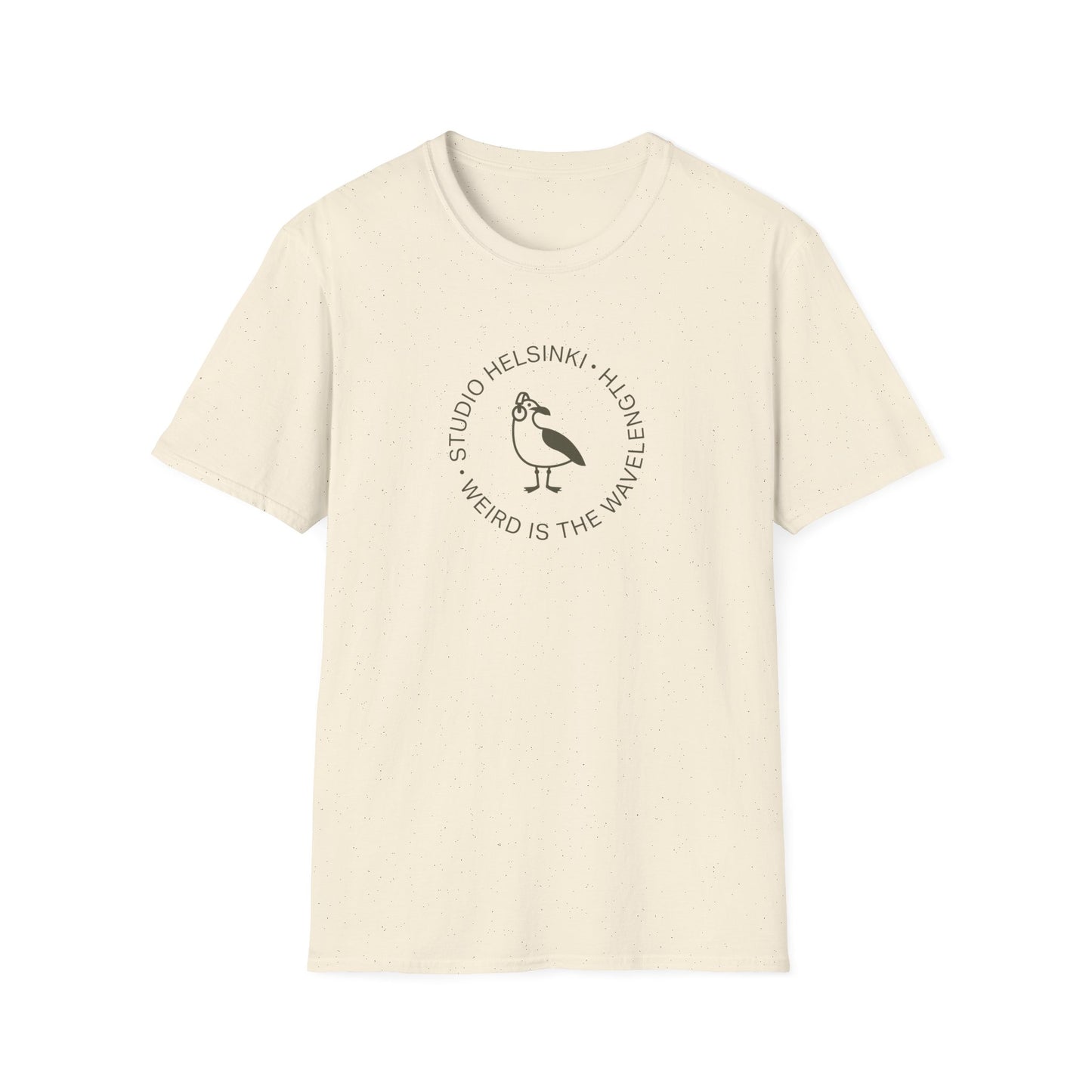 “Weird Is the Wavelength” Seagull T-Shirt — Studio Helsinki Crew Tee