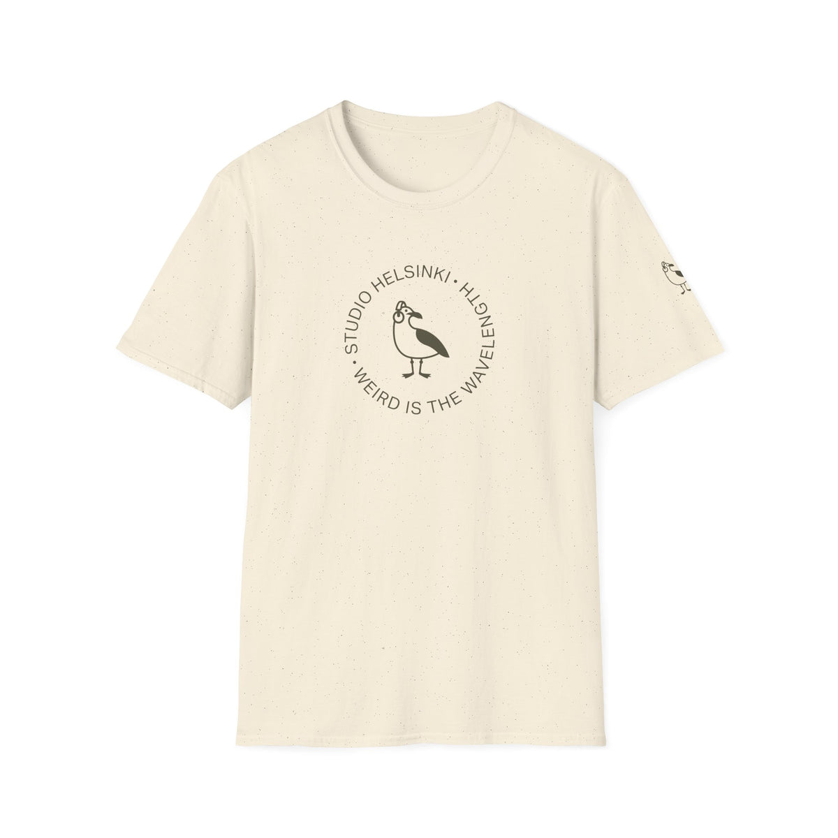 “Weird Is the Wavelength” T-paita — Studio Helsinki Crew Tee