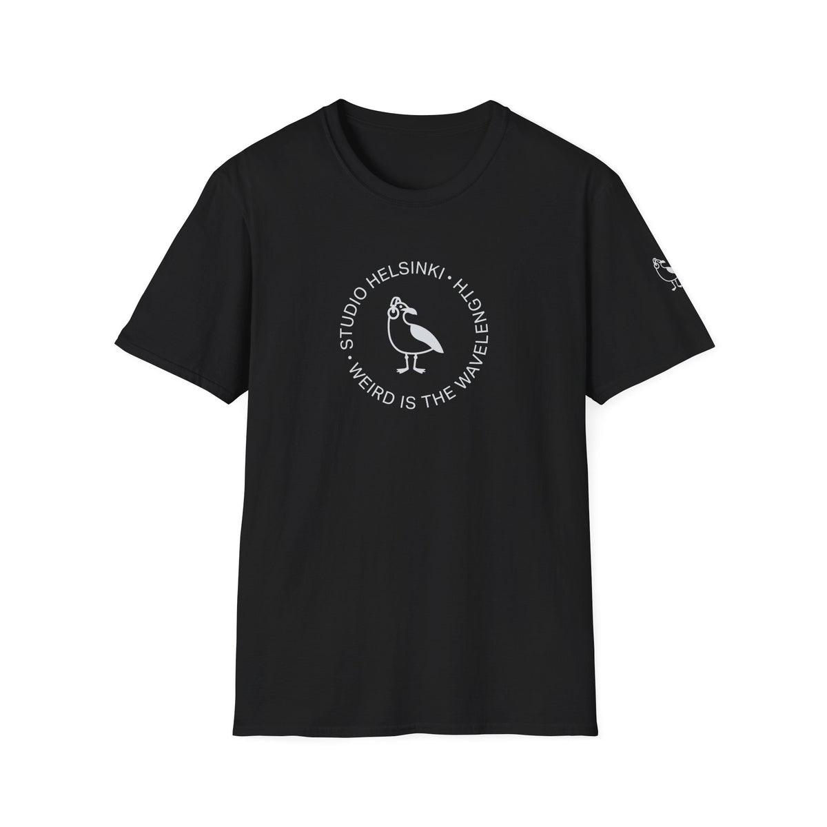 “Weird Is the Wavelength” T-paita — Studio Helsinki Crew Tee