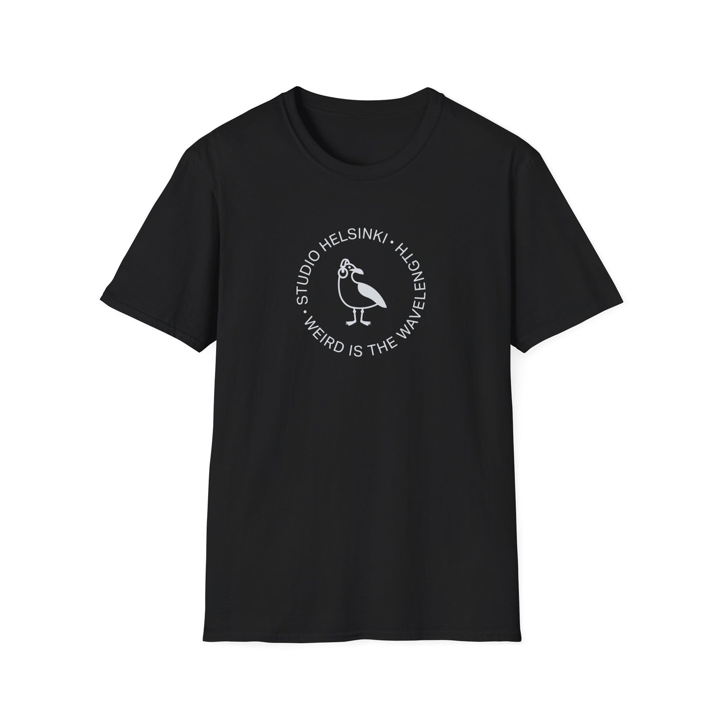 “Weird Is the Wavelength” Seagull T-Shirt — Studio Helsinki Crew Tee